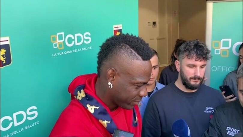 Genoa, senti Balotelli: "Sono carico"