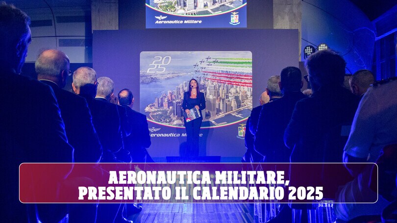 L'Aeronautica Militare presenta il calendario 2025 al Grattacielo Pirelli