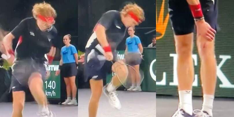 Rublev impazzisce a Parigi, si picchia fino a far uscire il sangue