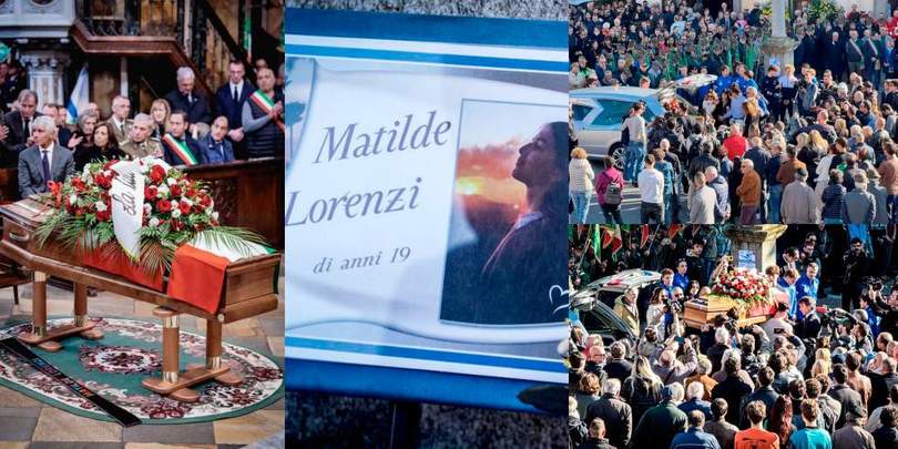 Matilde Lorenzi, folla e lacrime al funerale della giovane promessa dello sci