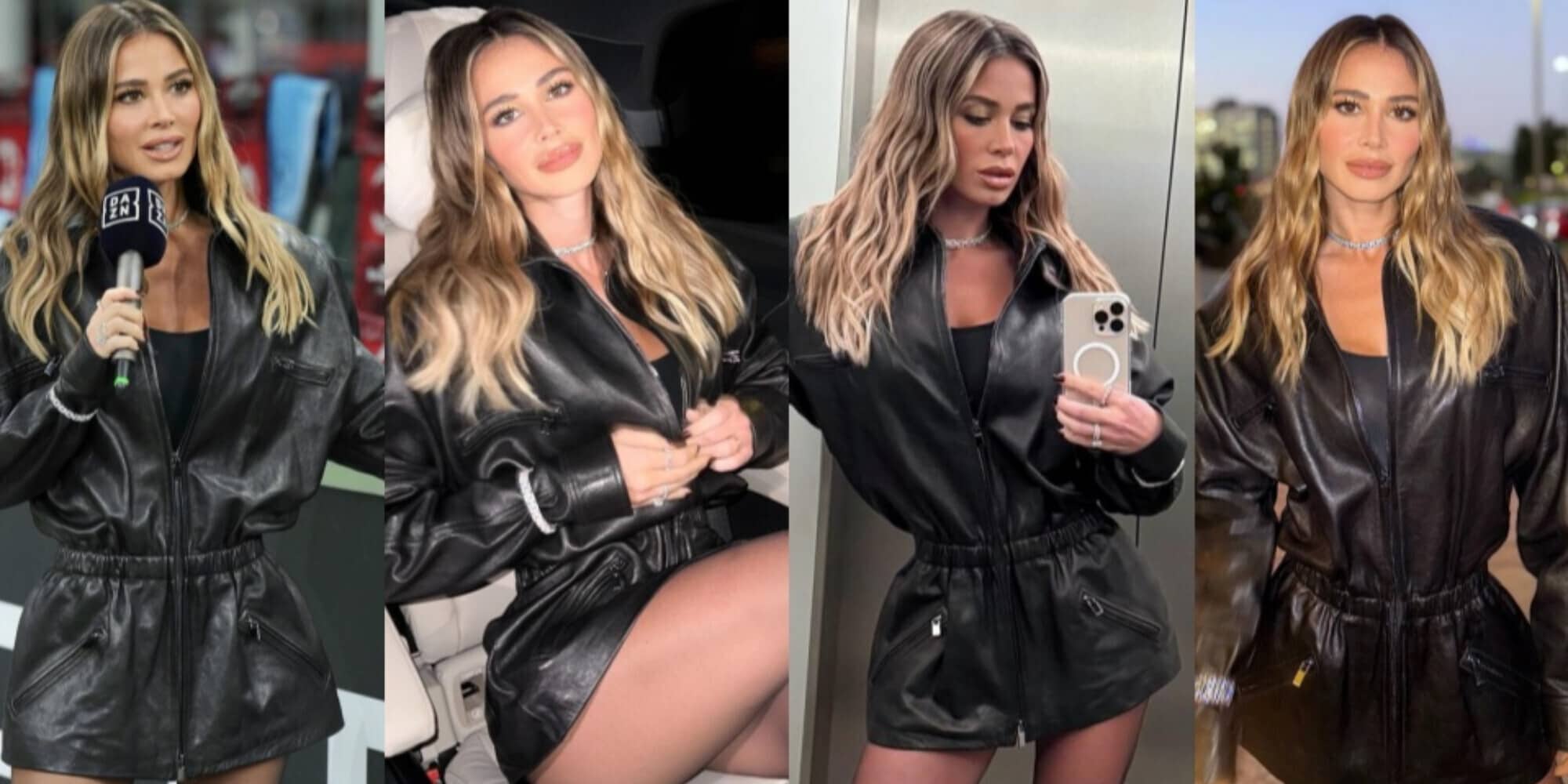 Diletta Leotta, mini dress e trasparenze a San Siro: quanto vale l'outfit