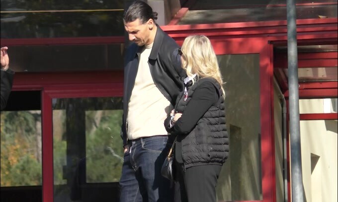 Milan, c’è anche Ibra a seguire l’allenamento