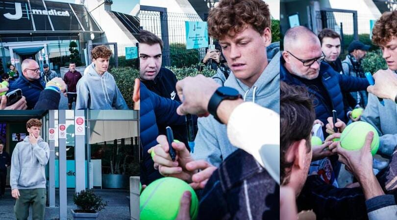 Sinner al J Medical per i test medici verso le Atp Finals: che carica dei tifosi!