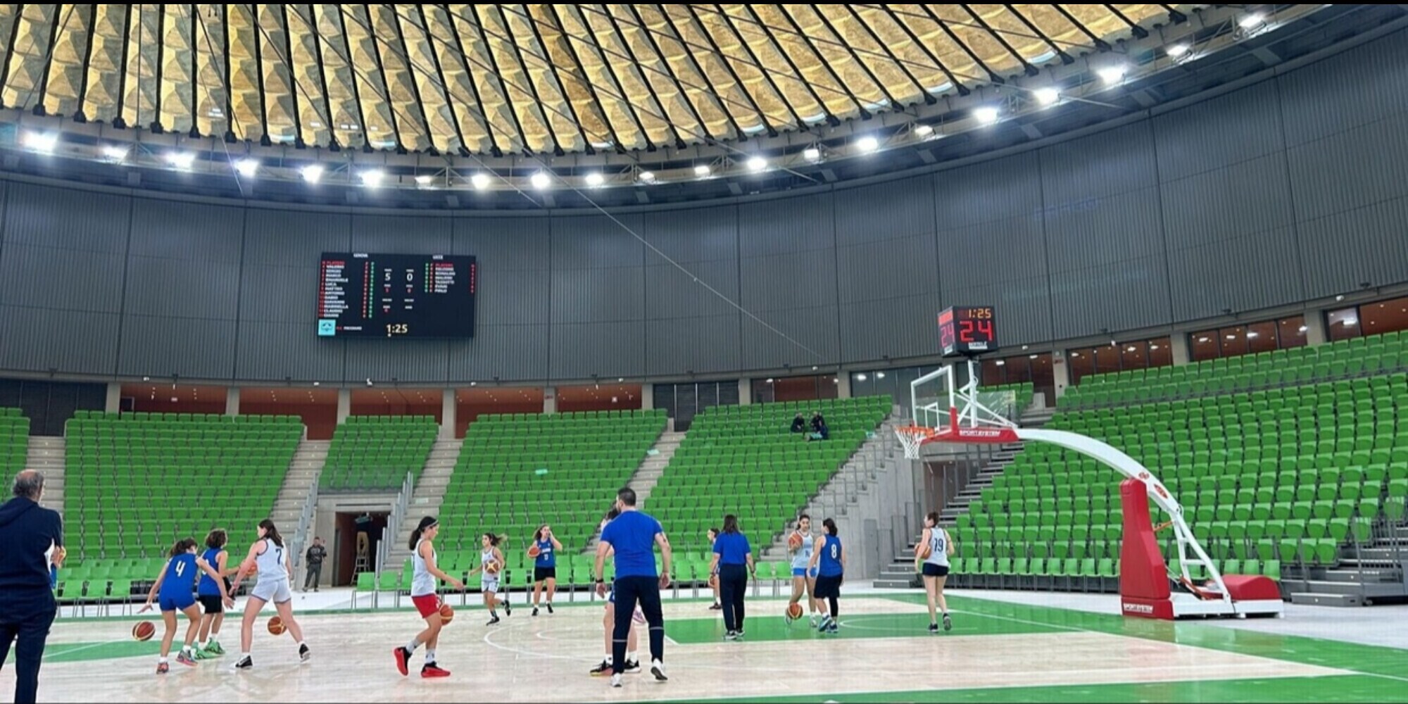 Nazionale di basket femminile in allenamento al Palasport, Piciocchi: “Riscontri positivi”