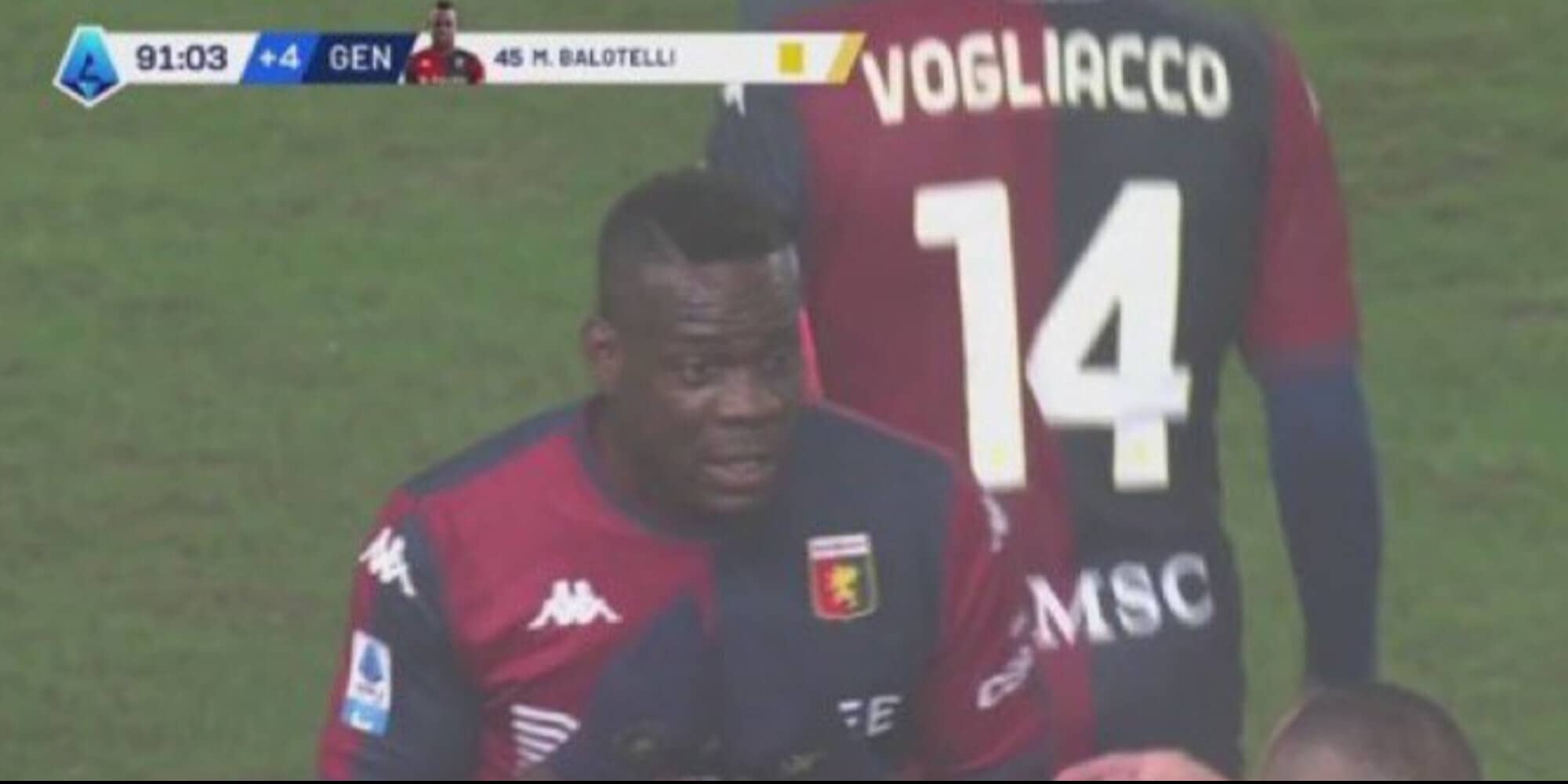 Balotelli esordio e giallo, Pinamonti e Pellegri trascinano Genoa e Empoli