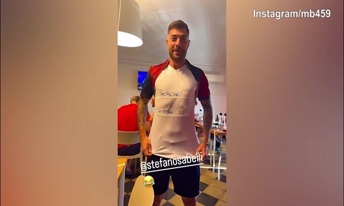 Sabelli "imita" Balotelli: "Perchè sempre io?"
