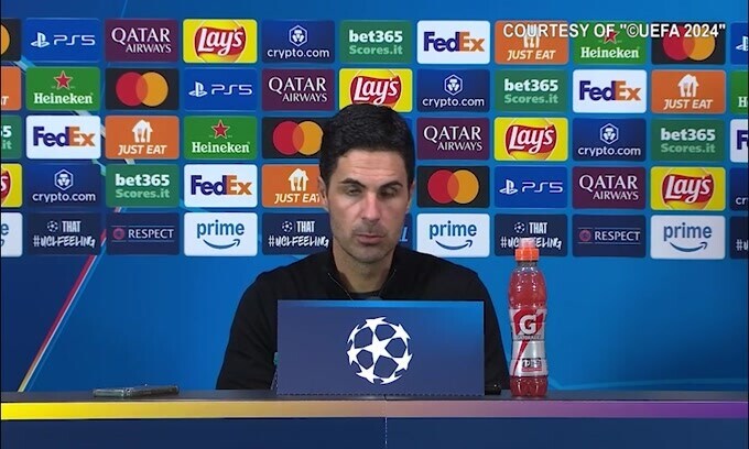 Arteta si sfoga: "L'arbitro ha deciso la gara"