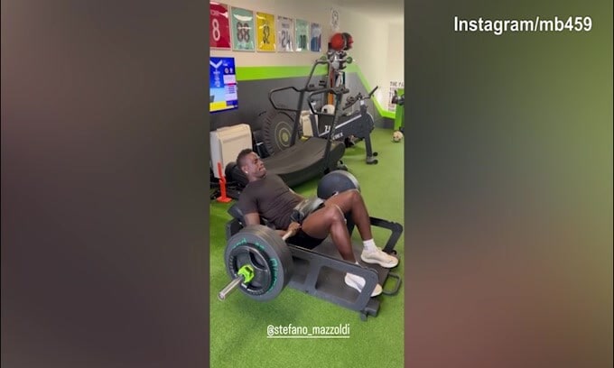 Genoa, guarda Balo come lavora in palestra