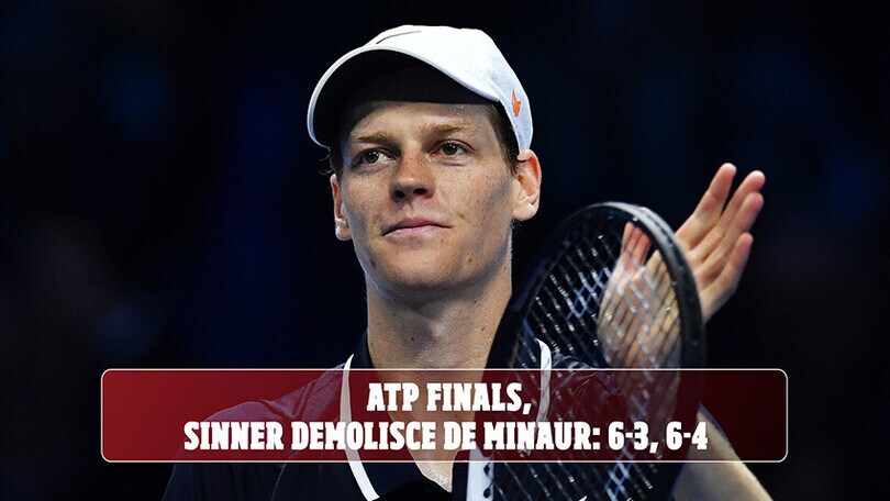 Atp Finals di Torino: è subito sballo Sinner