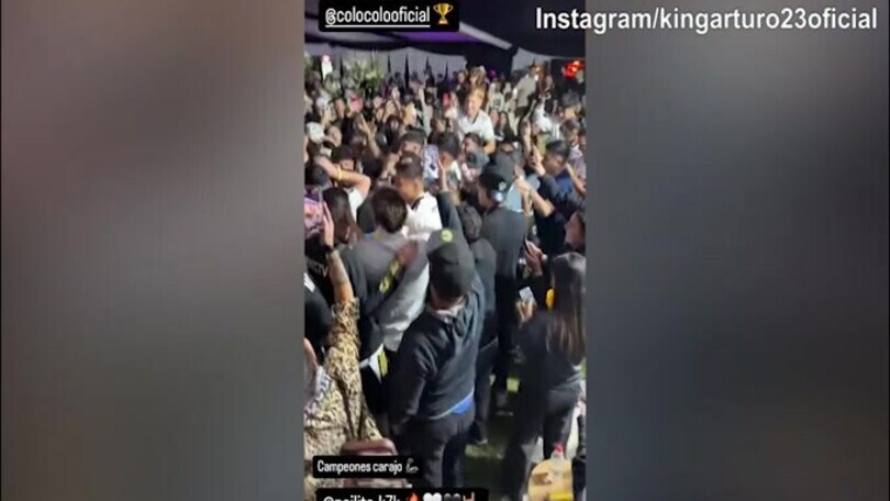 Colo Colo, 34/o Scudetto: Vidal scatenato in discoteca
