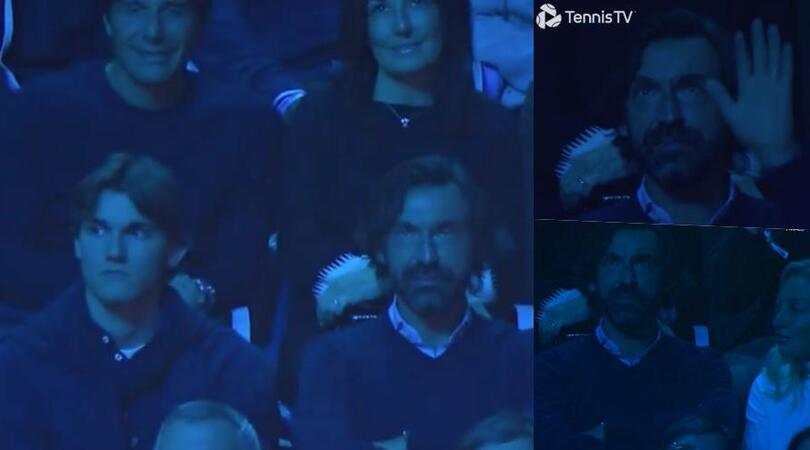 Pirlo e Conte alle Nitto ATP Finals per Sinner-Fritz: ovazione dell'Inalpi Arena!