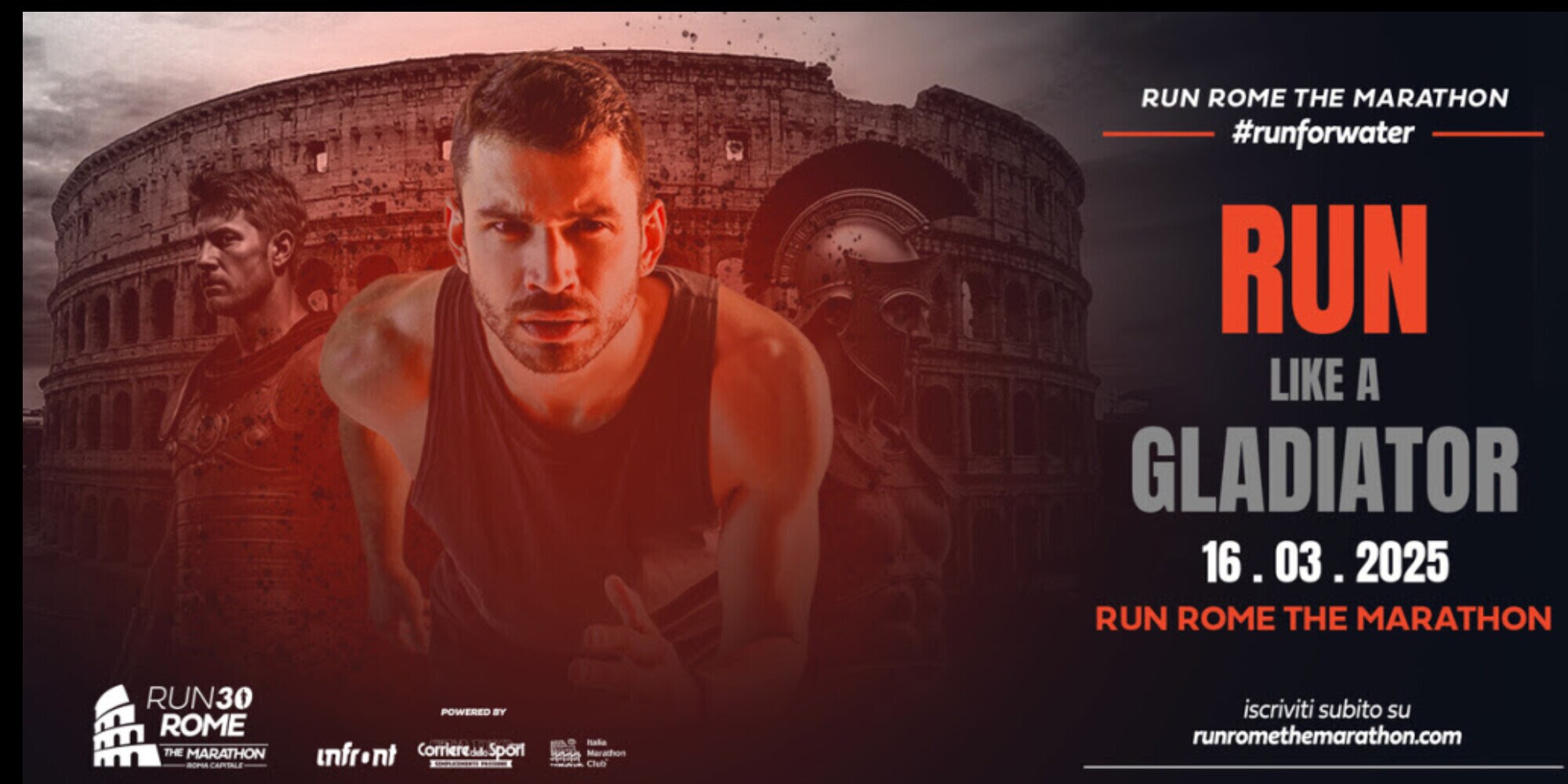 Run Rome The Marathon da pellicola:  da «Il Gladiatore II» nasce #RunLikeAGladiator, l’impresa dei maratoneti è epica