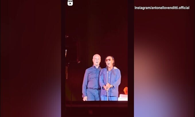 Roma, Venditti ricorda il concerto con Ranieri