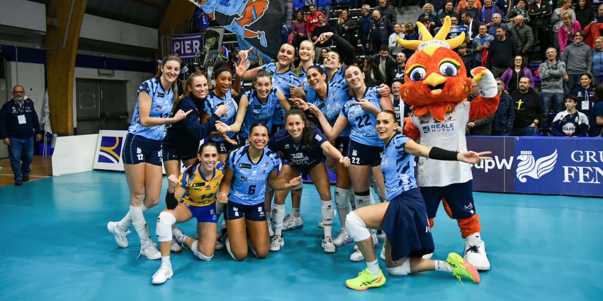 La Reale Mutua Fenera Chieri ’76 supera 3-0 Sant Cugat nella CEV Challenge Cup