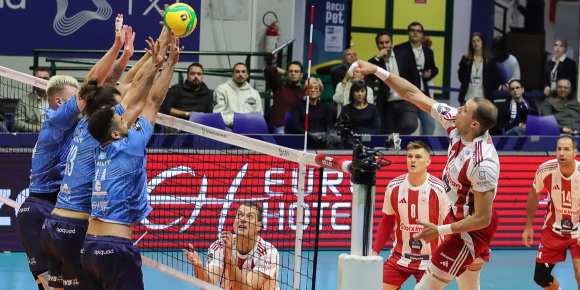 Champions League: Monza batte l'Olympiacos solo al tie break