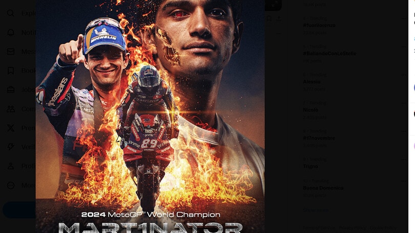 Moto Gp, Barcellona: Bagnaia vince, ma non basta: Martin campione del Mondo!