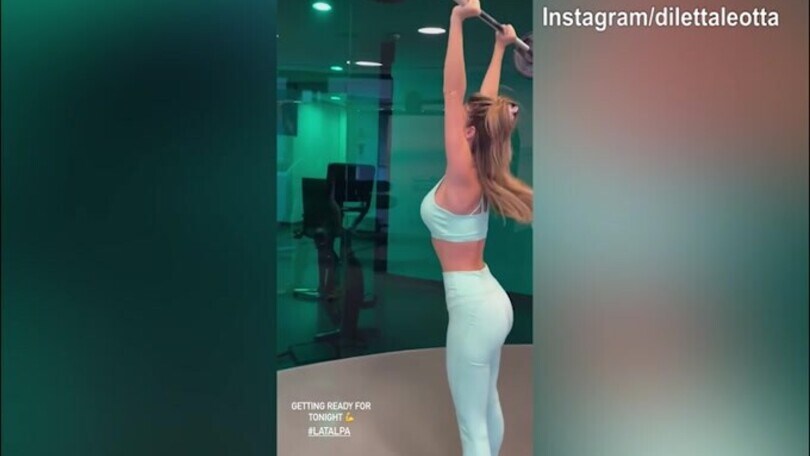 Diletta Leotta si prepara per un'altra puntata della "Talpa"