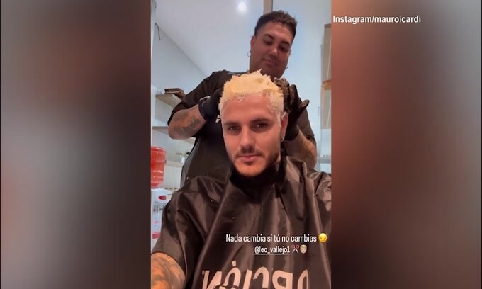 Nuovo look per Mauro Icardi