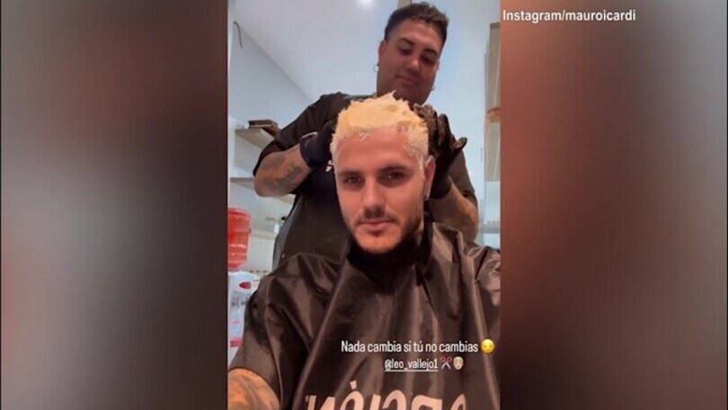 Nuovo look per Mauro Icardi