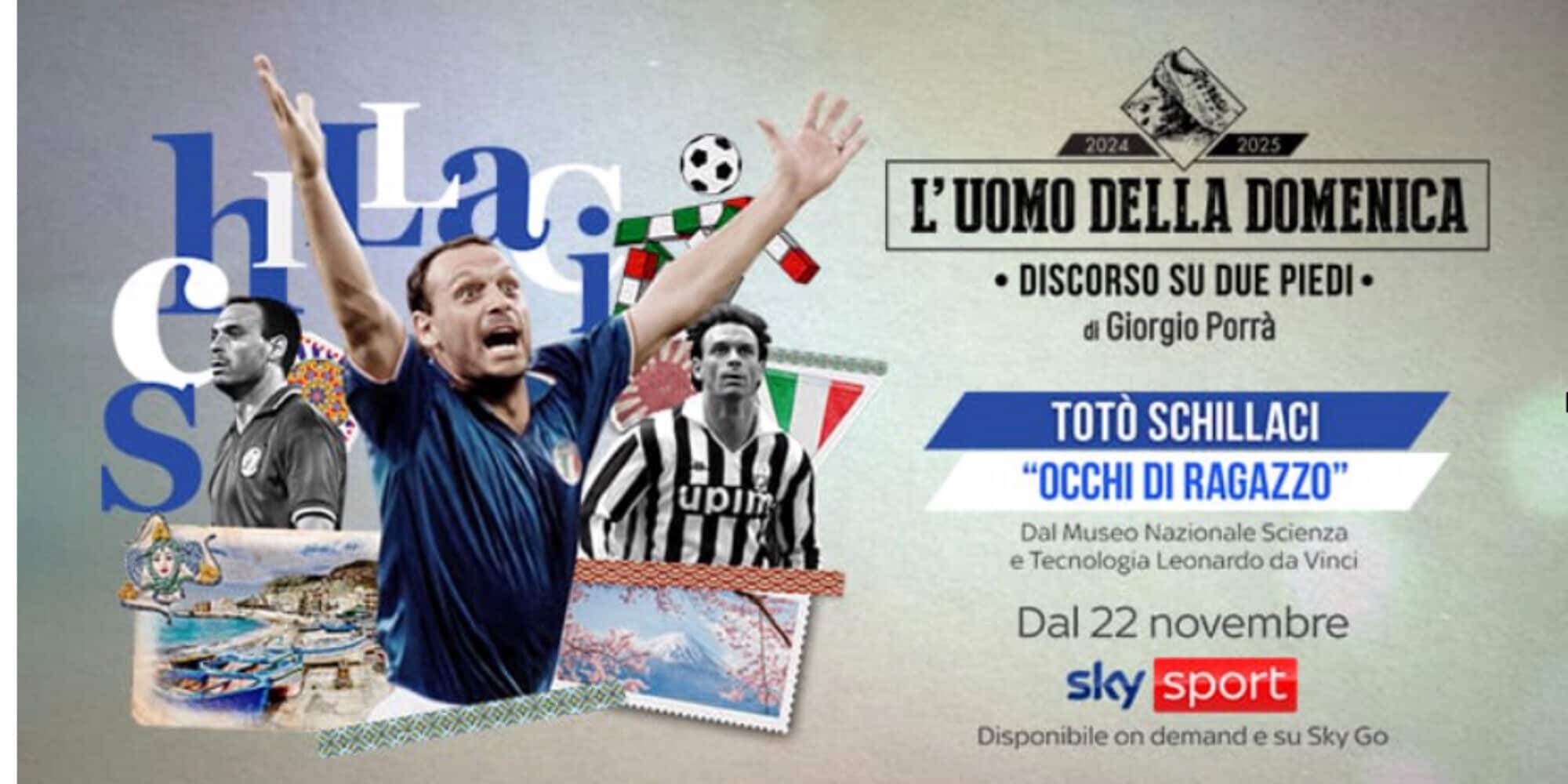Su Sky ecco Totò Schillaci e i suoi “Occhi di ragazzo”