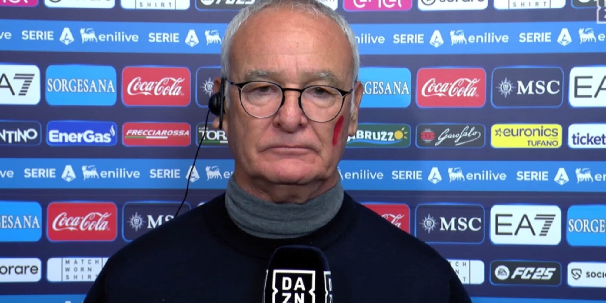 Ranieri: “Non dobbiamo piangerci addosso. Dybala? L'ho rischiato perché..."