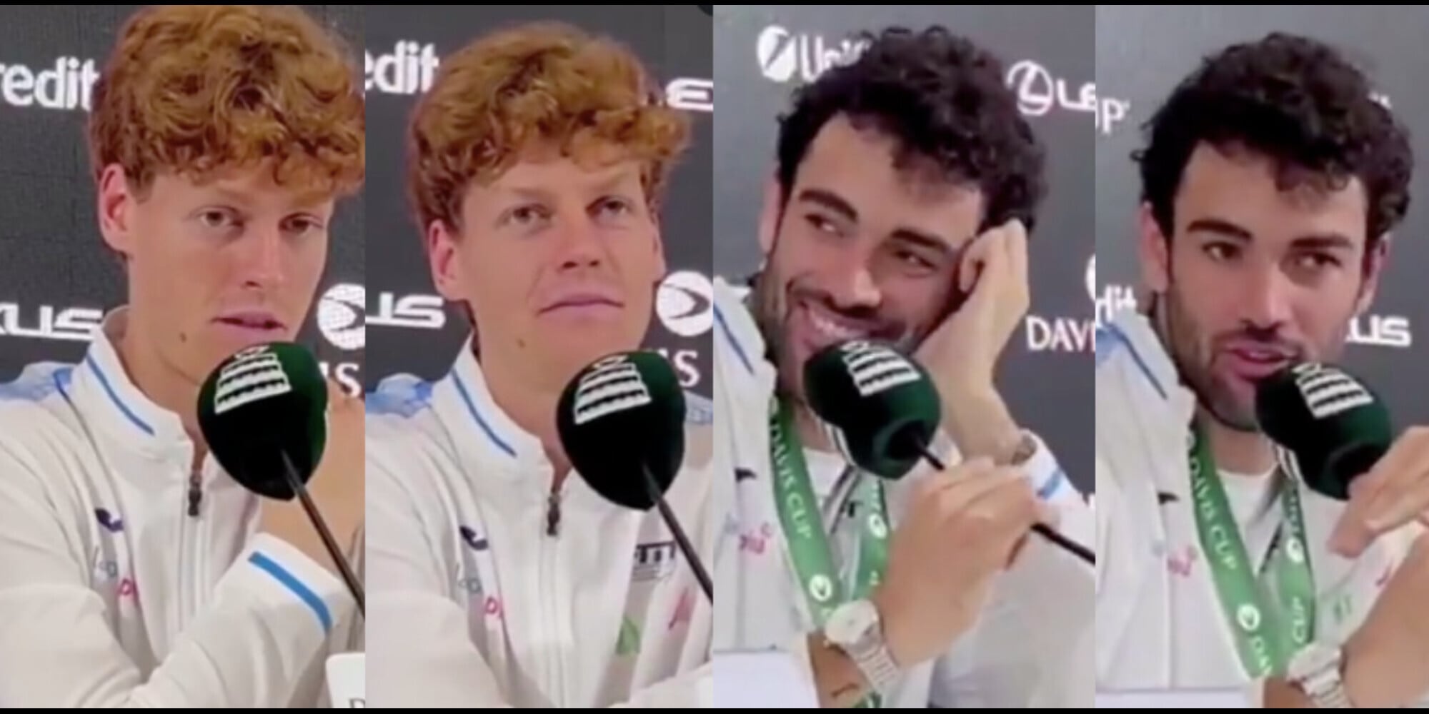 Sinner a un passo dalle lacrime, Berrettini lo soccorre in conferenza: "È umano"