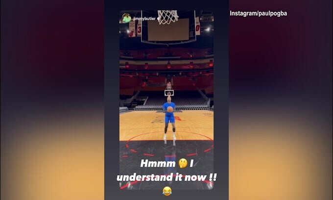 Pogba, il basket in attesa di tornare in campo