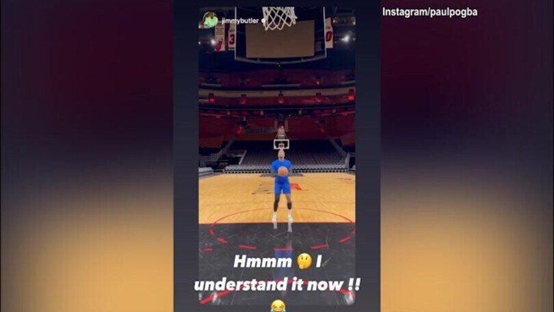 Pogba, il basket in attesa di tornare in campo
