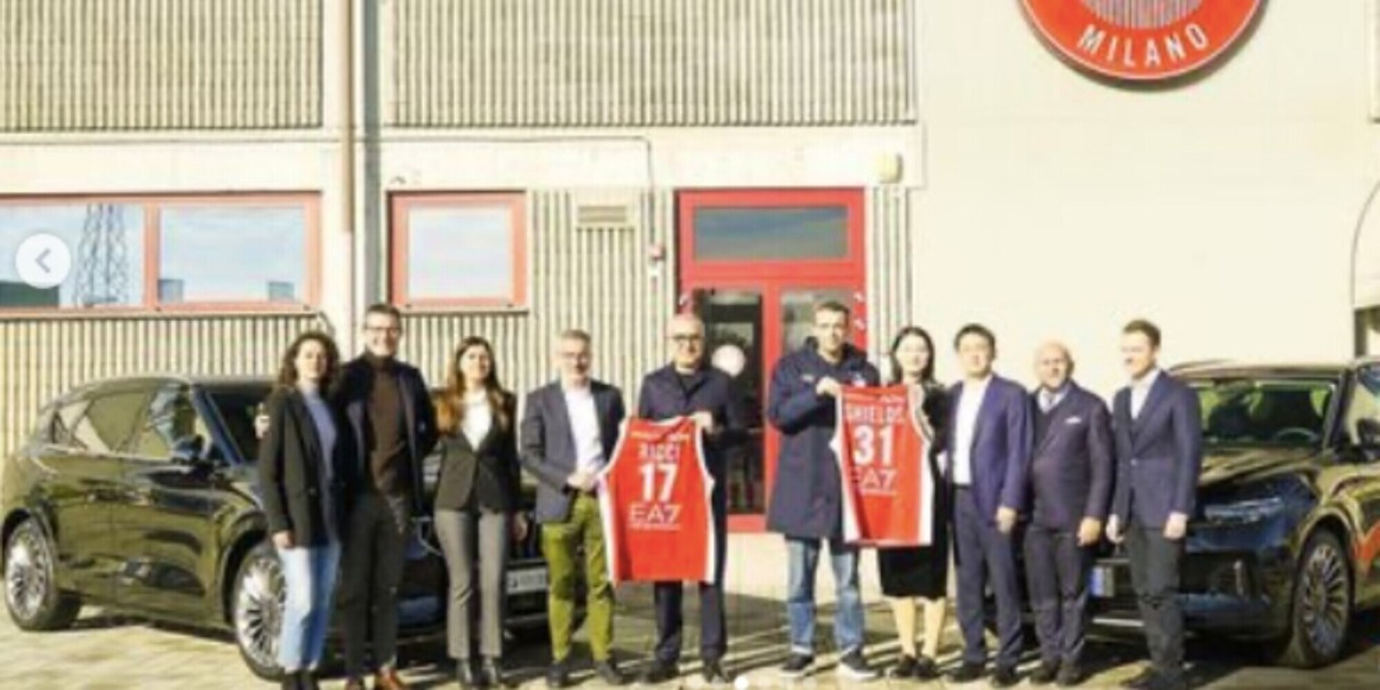 Drivalia e Olimpia Milano ancora insieme: flotta di Voyah Free per i giocatori