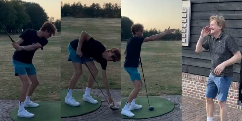 Sinner, ma che fai? Fenomeno nel tennis, ma a golf...: la reazione del padre