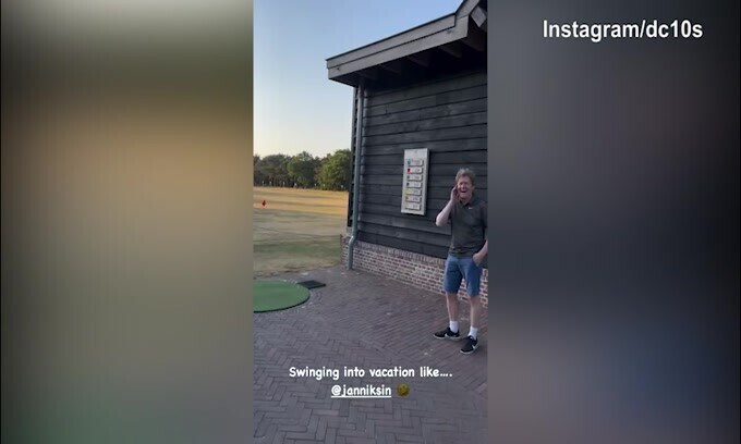 Sinner tenta con il golf, ma il risultato è...disastroso