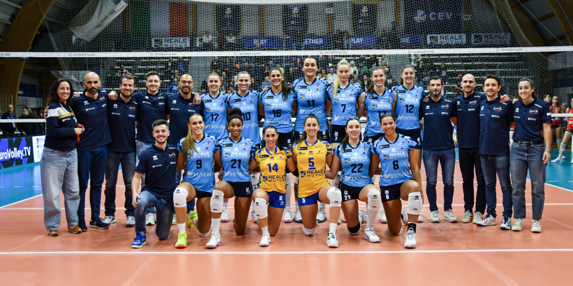 La Reale Mutua Fenera Chieri ’76 domani in CEV Challenge Cup