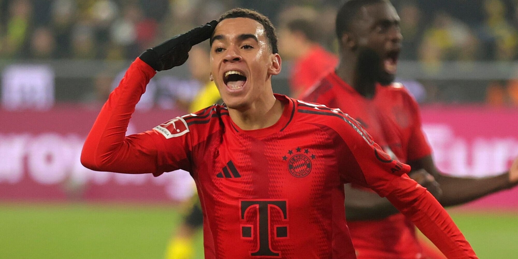 Musiala salva il Bayern a Dortmund, ma Kane va ko