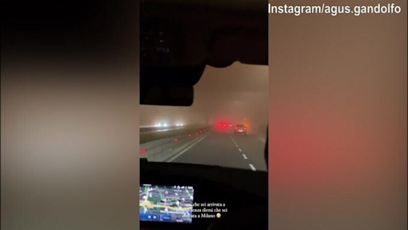 Lady Martinez, ritorno a Milano tra...traffico e nebbia