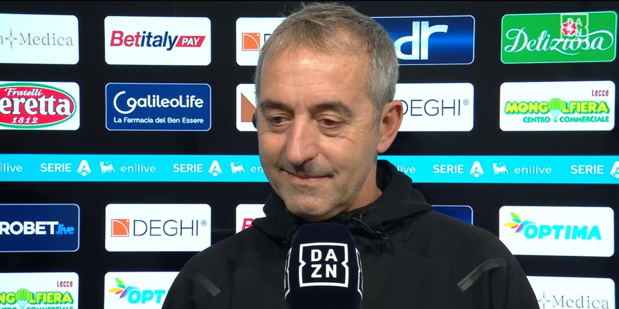 Giampaolo in estasi: "Che soddisfazione, sono contento perché stasera dormo"