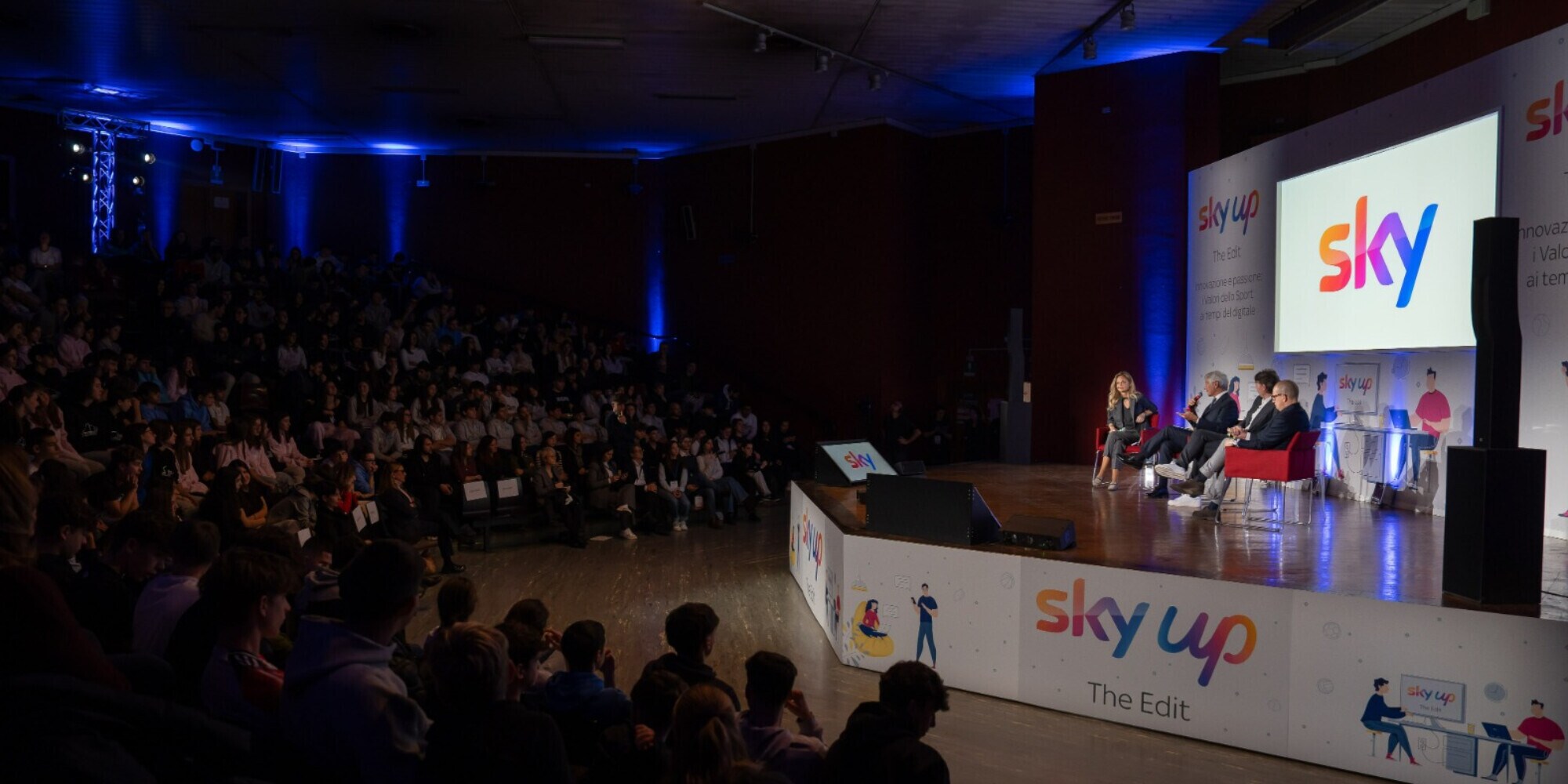 Sky Up The Edit e l'inclusione digitale nelle scuole, parla il ministro Abodi
