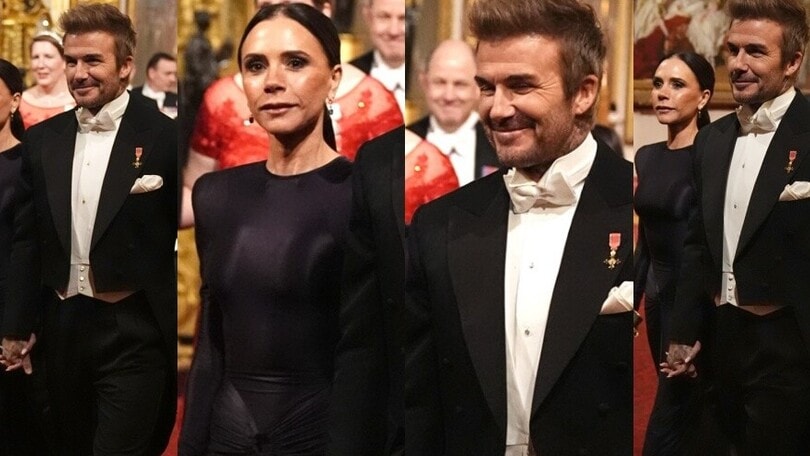 David e Victoria Beckham ospiti a Buckingham Palace