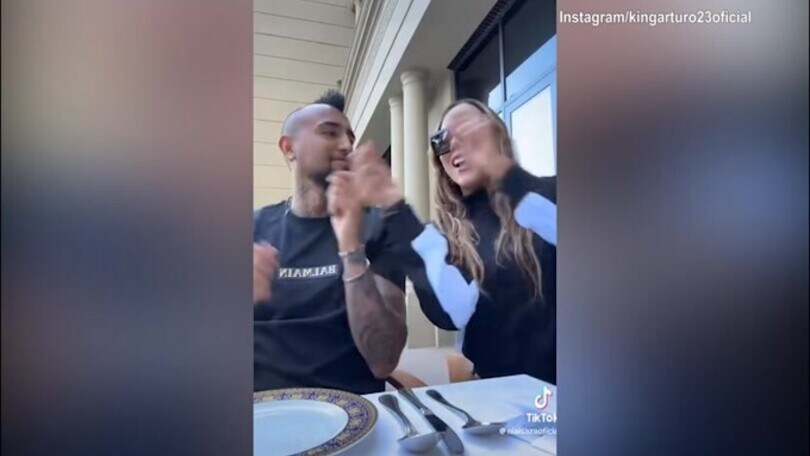 Vidal, diventa virale il balletto con la fidanzata