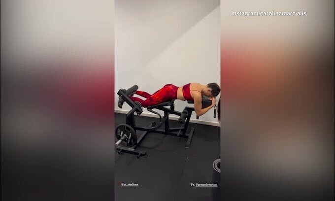 Carolina Marcialis, prima la palestra poi la cucina