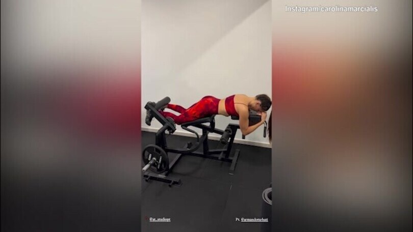 Carolina Marcialis, prima la palestra poi la cucina