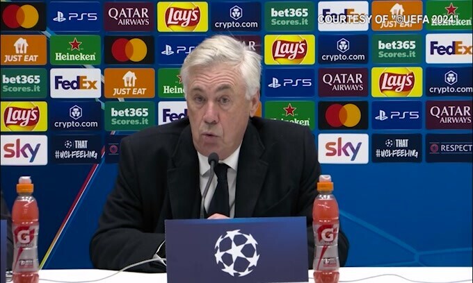 Ancelotti: "Atalanta? Squadra in salute e forte"