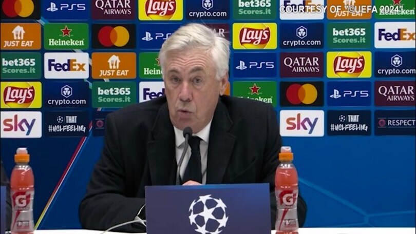 Ancelotti: "Atalanta? Squadra in salute e forte"