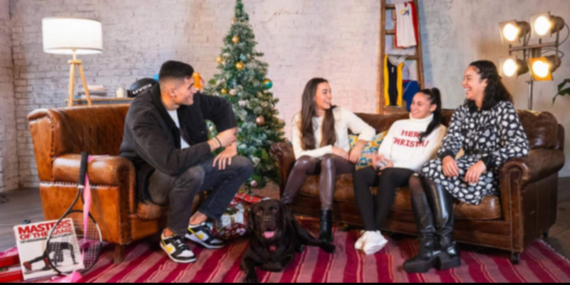 Gli atleti olimpici augurano a tutti «Buon Natale!». Ecco “Scambi di passione"