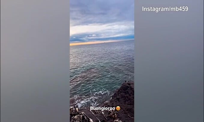 Genoa, Balotelli e il buongiorno dal mare