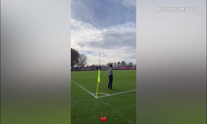 Milan, sorpresa a Milanello: c'è Pato!