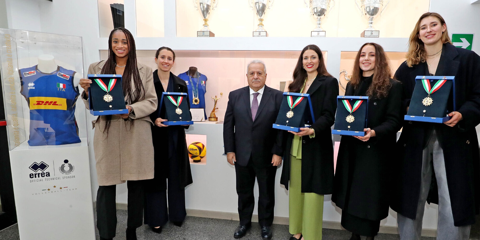Collari d'oro alle Campionesse Olimpiche del volley
