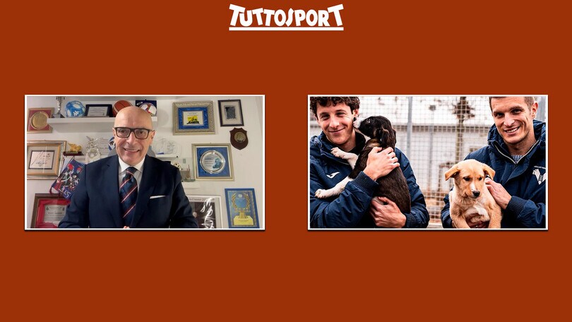 Verona-Milan: Hellas in campo con sette cuccioli per sostenere l’adozione di animali
