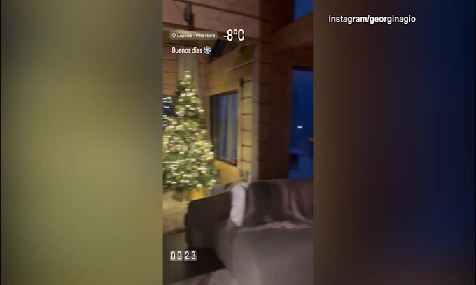 Cristiano Ronaldo e Georgina in Lapponia
