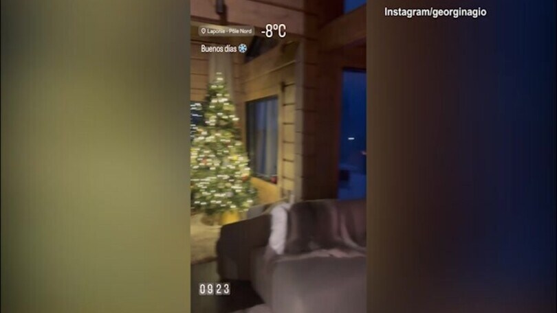 Cristiano Ronaldo e Georgina in Lapponia