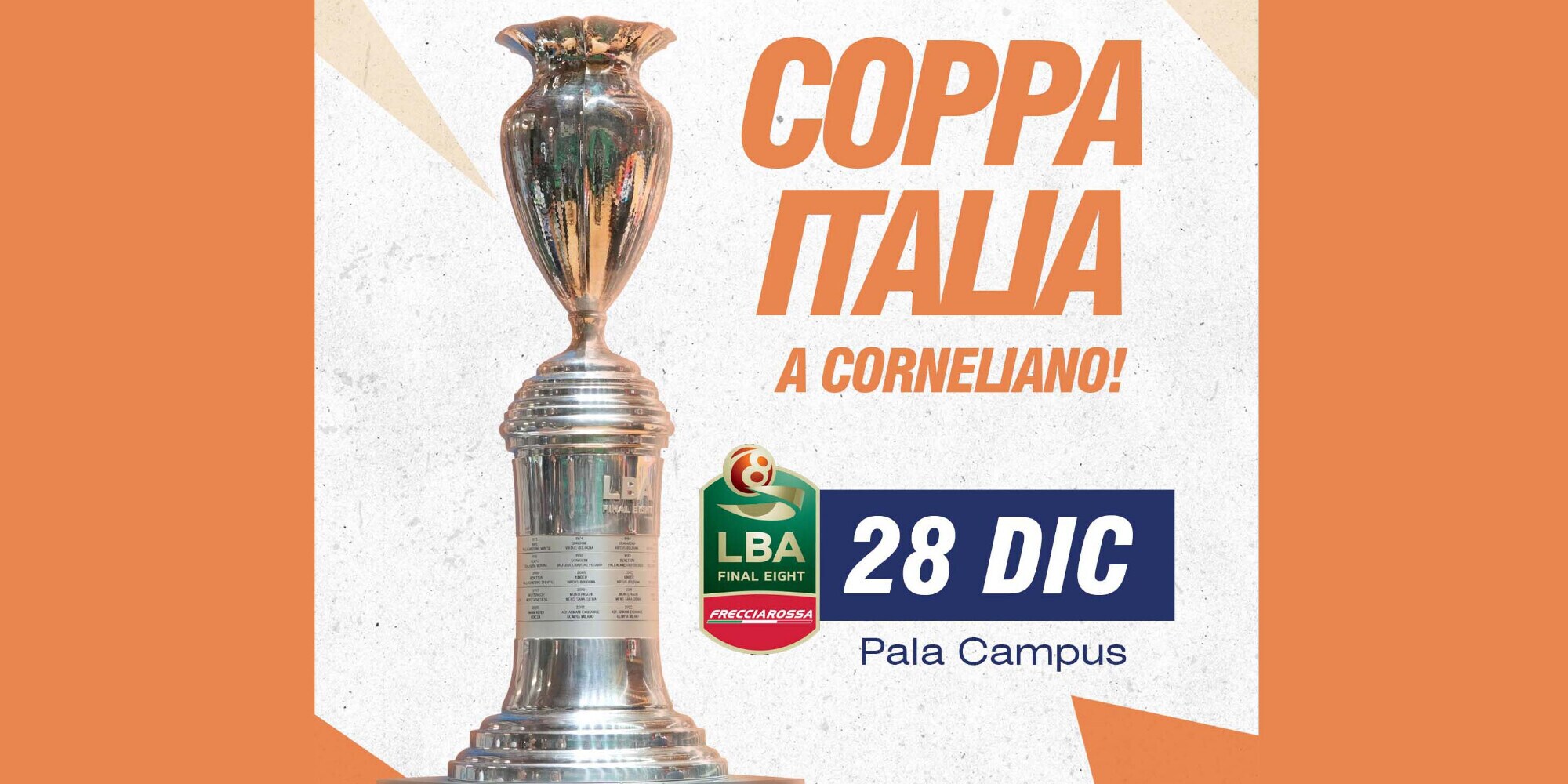 Novipiù Campus Piemonte: la Coppa Italia a Corneliano il 28 dicembre